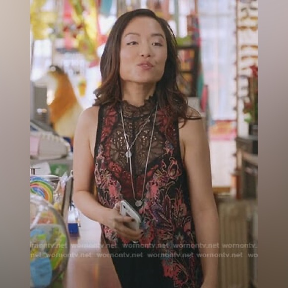 FP Intimately Black Lace Floral Slip Mini Dress - Picture 8 of 10